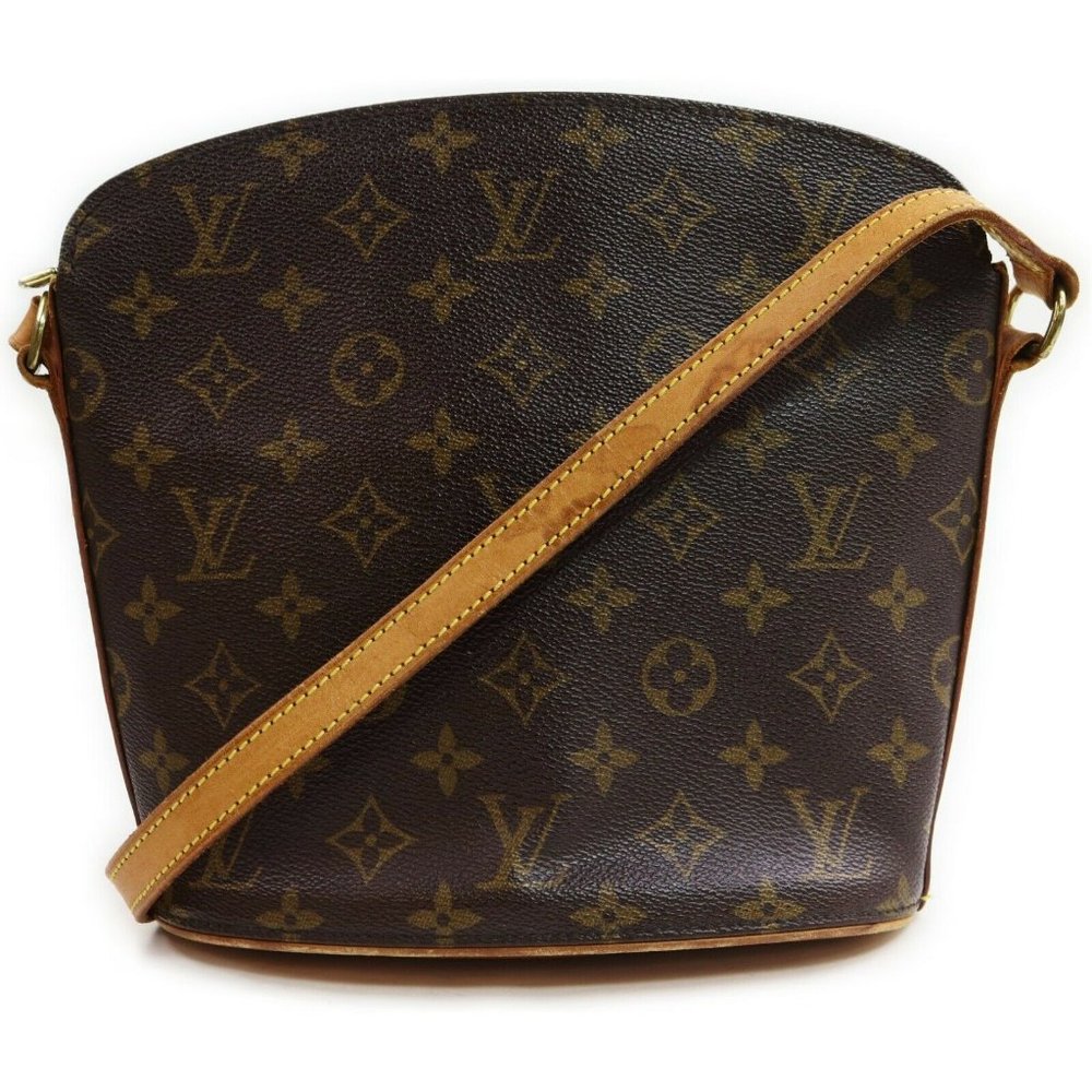 Auth Louis Vuitton Drouot Crossbody Bag #13937L26